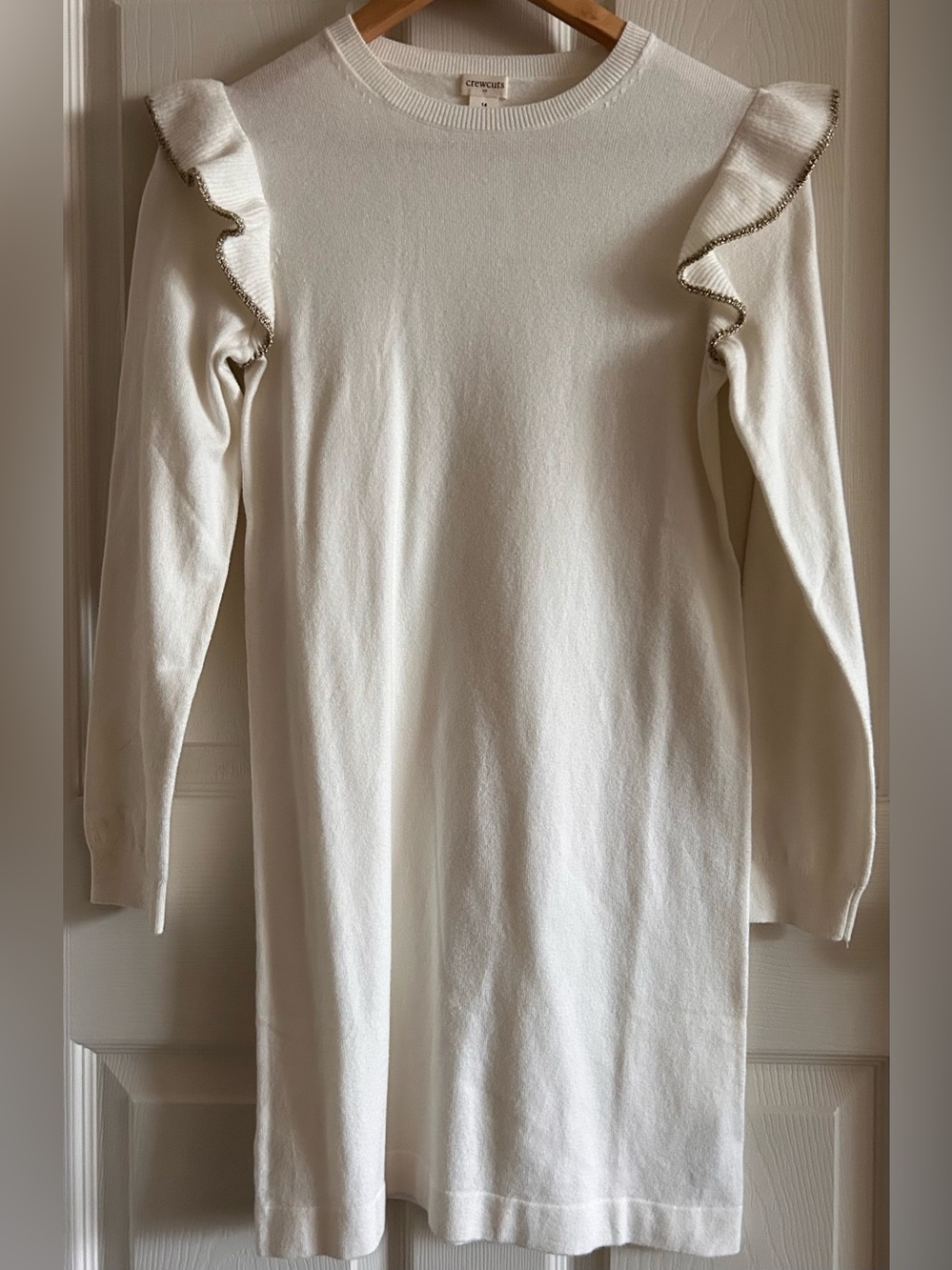 J. Crew Crewcuts Sz 14 Fairycore Long Sleeve Soft Knit Cozy Fall Sweater Dress